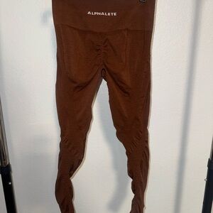 Alphalete Kids Brown Seamless Leggings